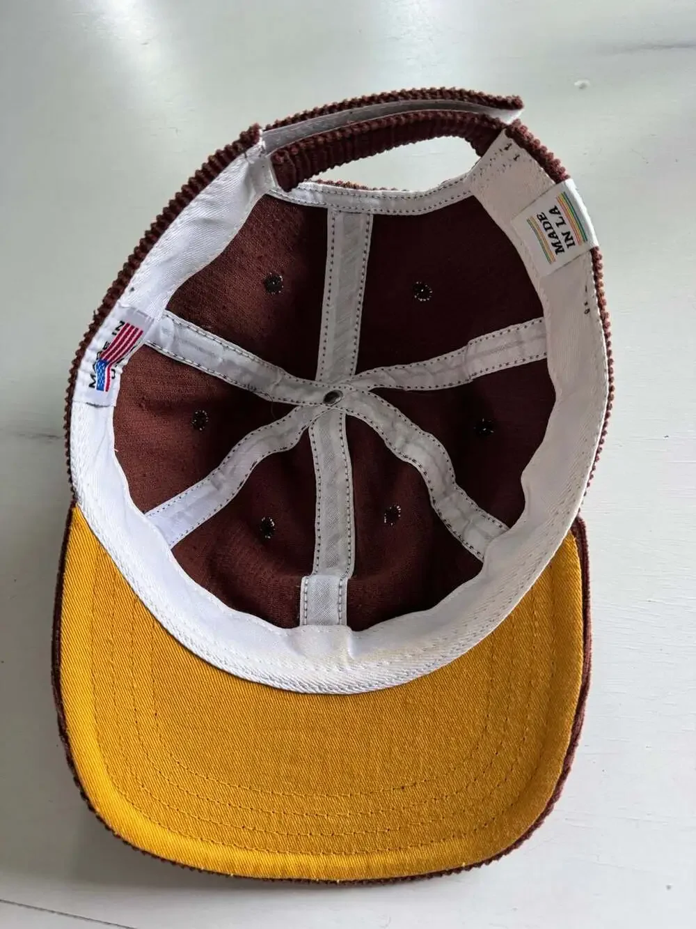 Big Bud Corduroy Hat Brown Made In LA